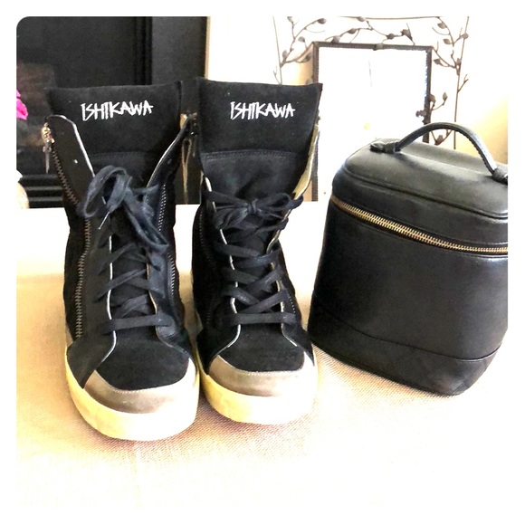 ISHIKAWA Wedged sneakers - Picture 1 of 8